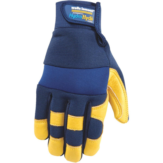 Wells Lamont  Mens Leather Work Gloves - Medium