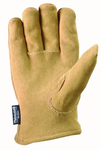 Wells Lamont Mens Suede Deerskin Leather Winter Work Gloves-Large