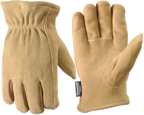 Load image into Gallery viewer, Wells Lamont Mens Suede Deerskin Leather Winter Work Gloves-Large
