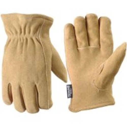 Wells Lamont Men's Split Deerskin Gloves-Medium