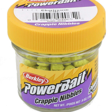 Berkley CNC PowerBait Crappie Nibbles - Chartreuse