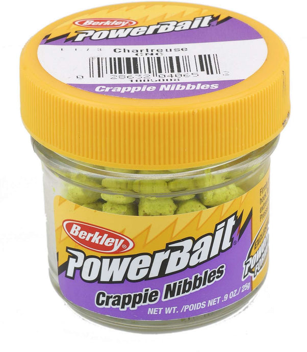 Berkley CNC PowerBait Crappie Nibbles - Chartreuse