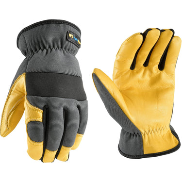 Wells Lamont Men’s HydraHyde® Leather Hybrid Adjustable Wrist Size L