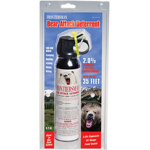 SABRE Frontiersman 9.2 Oz Bear Spray with Belt Holster White 9.5 in.