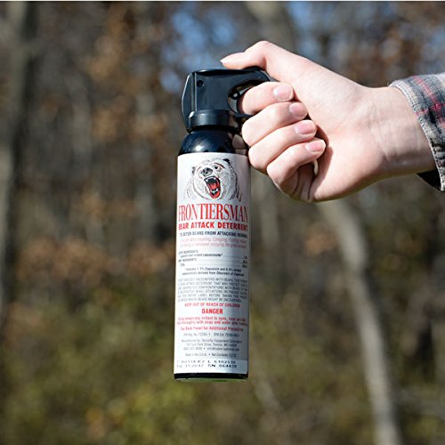 Load image into Gallery viewer, SABRE Frontiersman 9.2 Oz Bear Spray with Belt Holster White 9.5 in.
