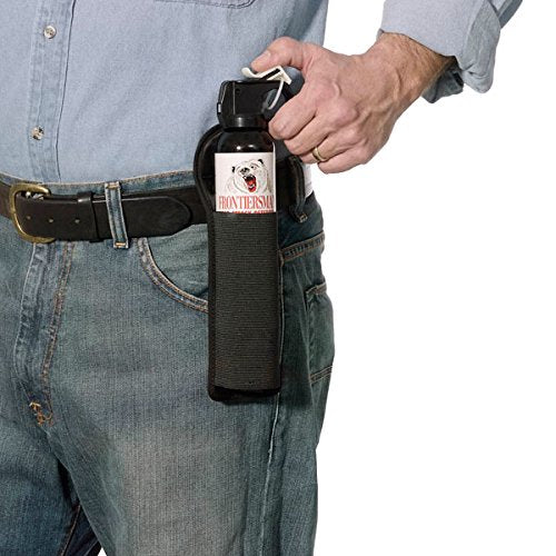 Load image into Gallery viewer, SABRE Frontiersman 9.2 Oz Bear Spray with Belt Holster White 9.5 in.
