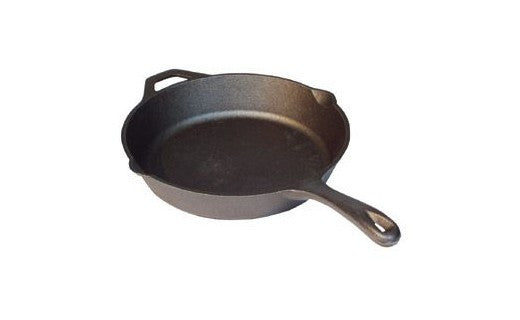 CAMP CHEF 10" LEWIS AND CLARK SKILLET  True Seasoned Finish Dual Pour Spouts