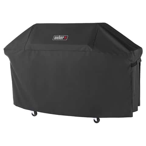 Load image into Gallery viewer, Weber Premium Genesis 400 and Genesis II 400 Series Black Grill Cover
