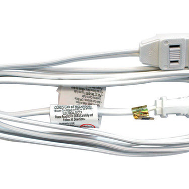 Ace Indoor 9 ft. L White Extension Cord 16/2 SPT-2