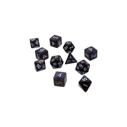 Load image into Gallery viewer, Ultra Pro Eclipse 11 Dice Set Jet Black
