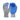 Unlined Lightweight SuperDex Latex Palm Dipped Glove on Nylon Liner Blue Glove Size XS