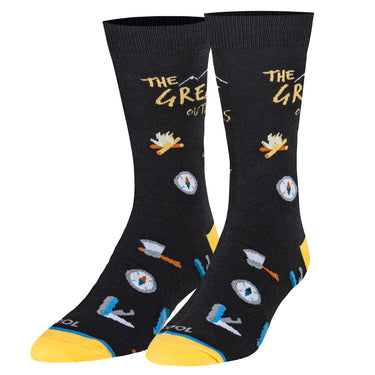 Odd Sox The Great Outdoors Men's Crew Socks Size L