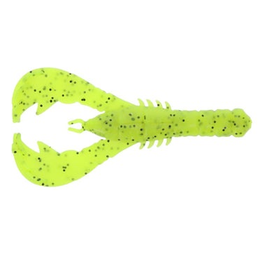 Yamamoto 4" Yamacraw 6-Pack (Chartreuse Black Flake)