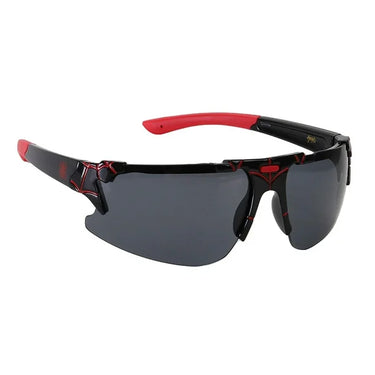 Spider-man Black Molded Webs Sports Wrap Kids Sunglasses