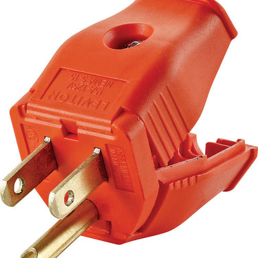 Leviton Commercial and Residential Thermoplastic Ground/Straight Blade Plug 5-15P