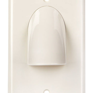 Monster Just Hook It Up White 1 gang Plastic Home Theater Wall Plate 1 pk