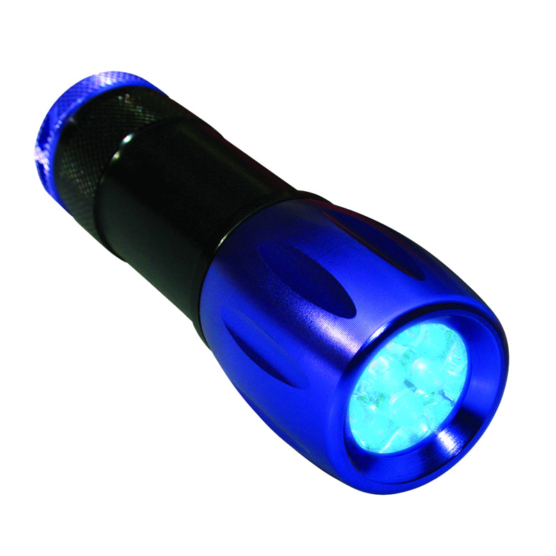 Load image into Gallery viewer, Blacklight Master 15 lm Black/Purple LED UV Flashlight AAA Battery (1 Flashlight Per Purchase)
