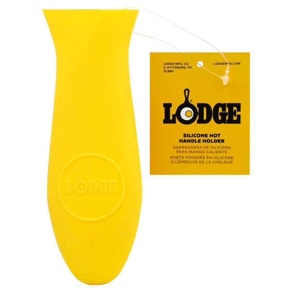 Lodge Silicone Hot Handle Holder Heat-Resistant Comfortable Grip Citrus Orange