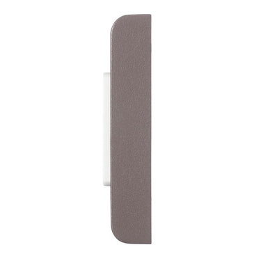Heath Zenith Oil Rubbed Bronze Brown Metal Wired Pushbutton Doorbell