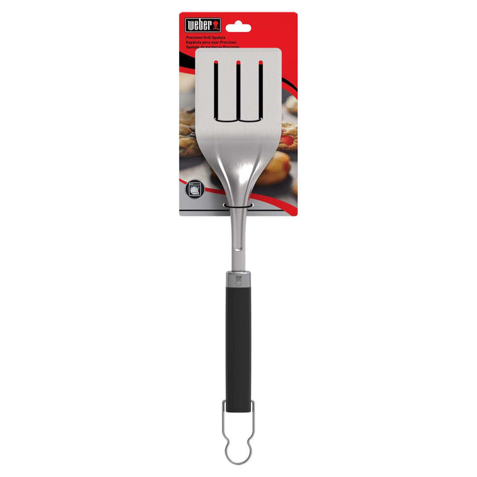 Weber Precision Stainless Steel Black/Silver Grill Spatula 4.25