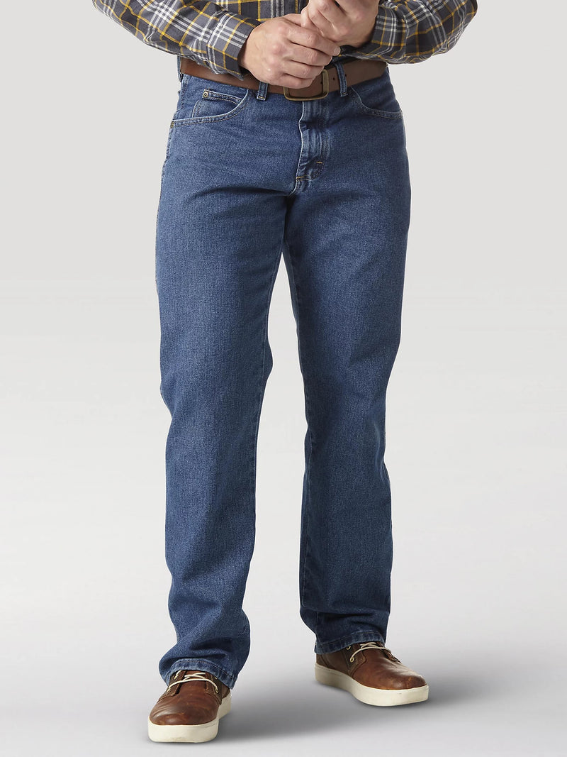 Load image into Gallery viewer, Wrangler 52X32 Rugged Wear Relaxed Fit Jeans - Antique Indigo
