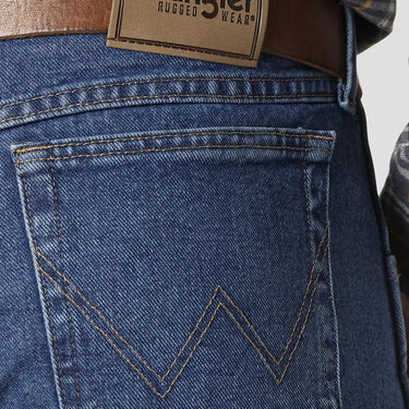 Wrangler Rugged Wear Relaxed Fit Jeans (Antique Indigo) Size 52X32