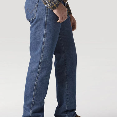 Wrangler Rugged Wear Relaxed Fit Jeans (Antique Indigo) Size 52X32