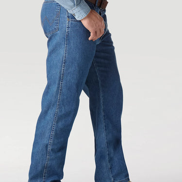 Wrangler Relaxed Stretch Flex Denim Jeans (Stonewashed) Size 46X30