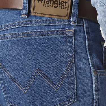 Wrangler Relaxed Stretch Flex Denim Jeans (Stonewashed) Size 46X30