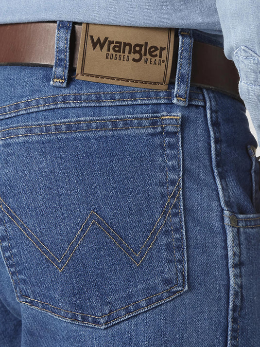 Wrangler 58X32 Relaxed Stretch Flex Denim Jeans - Stonewashed