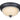 Westinghouse 4.75 in. H X 11 in. W X 11 in. L Oil Rubbed Bronze White Ceiling Fixture