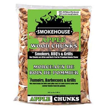 Smokehouse 1-3/4lb Bag Wood Chunks Apple