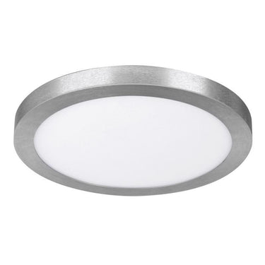 Feit EDGELIT 1.1 in. H X 15 in. W X 15 in. L Nickel Silver LED Flat Panel Light Fixture