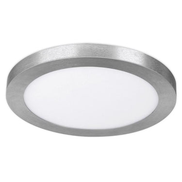 Feit EDGELIT 1.1 in. H X 11.2 in. W X 11.2 in. L Nickel Silver LED Flat Panel Light Fixture