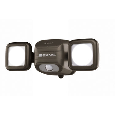 Mr. Beams High Performance Motion-Sensing Battery Powered LED Dark Brown Spotlight