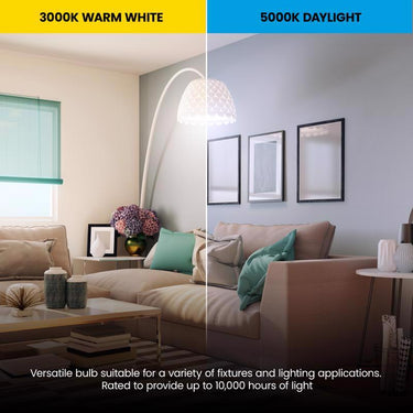 Feit A19 E26 (Medium) LED Bulb Soft White 60 Watt Equivalence 10 pk