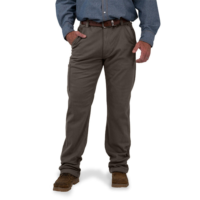 Key Men's Fleece Lined Shield Flex Pant Size 38X34 Bark