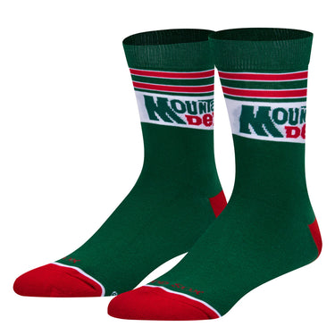 Odd Sox Mountain Dew Retro Men's Crew Socks Size L