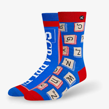 Odd Sox Scrabble Split Men's Crew Socks Size L