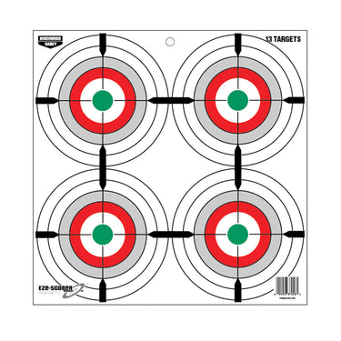 Eze-Scorer™12 Inch Multiple Bull's-Eyes Target, 13 Targets