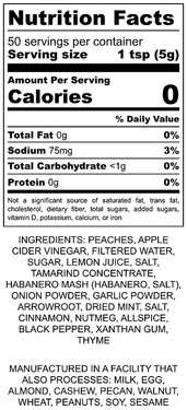 GIVING KITCHEN - Tamarind Peach Hot Sauce