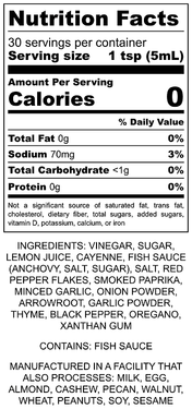 SPECIAL O'CAJUN - Louisiana Style Hot Sauce