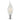 Feit CA10 (Flame Tip) E12 (Candelabra) LED Bulb Soft White 60 Watt Equivalence 2 pk