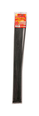 Tool City 24.9 in. L Black Cable Tie 25 pk