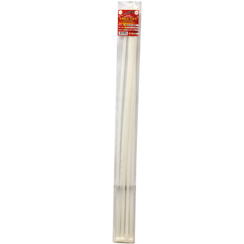 Load image into Gallery viewer, Tool City 40 in. L White Cable Tie 10 pk
