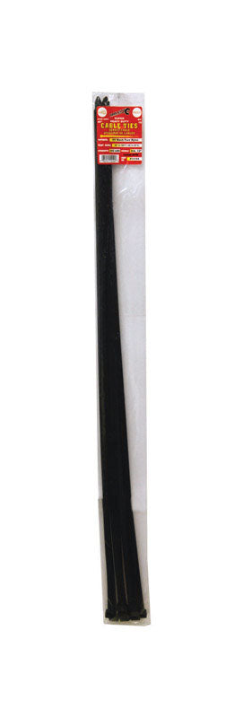 Load image into Gallery viewer, Tool City 40 in. L Black Cable Tie 10 pk
