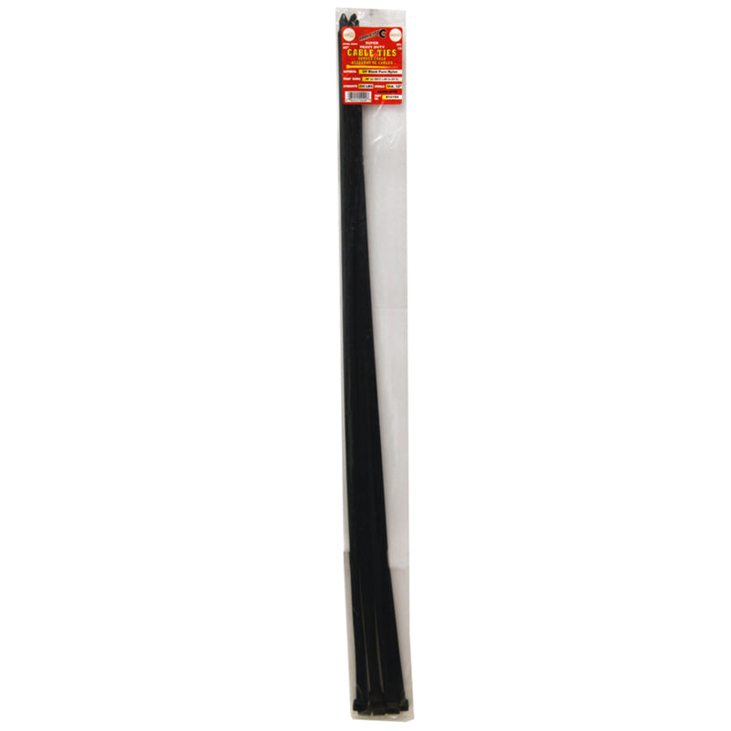 Load image into Gallery viewer, Tool City 40 in. L Black Cable Tie 10 pk

