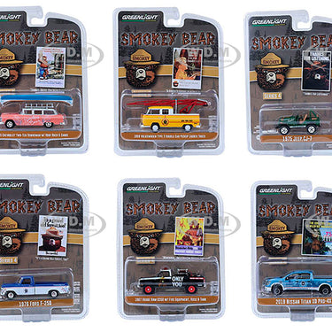 Greenlight Smokey Bear Series 4 Die-Cast Cars (Sold Separately)