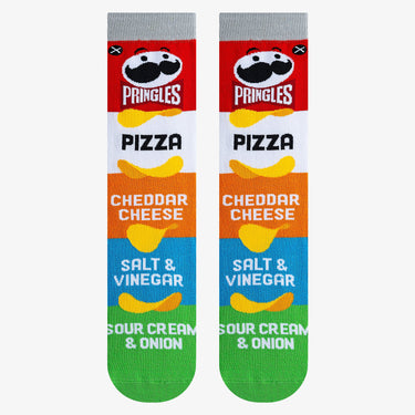 Odd Sox Pringles Flavors Mash-Up Men's Crew Socks Size L