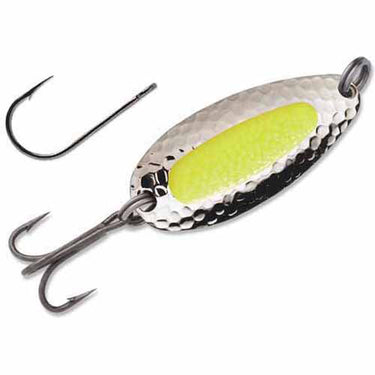 Blue Fox Pixiee Spoon 1/2oz (Nickel/Fluorescent Yellow)